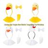 Yellow Duck & Swan Halloween Headband: Festival Party Makeup Decoration Props