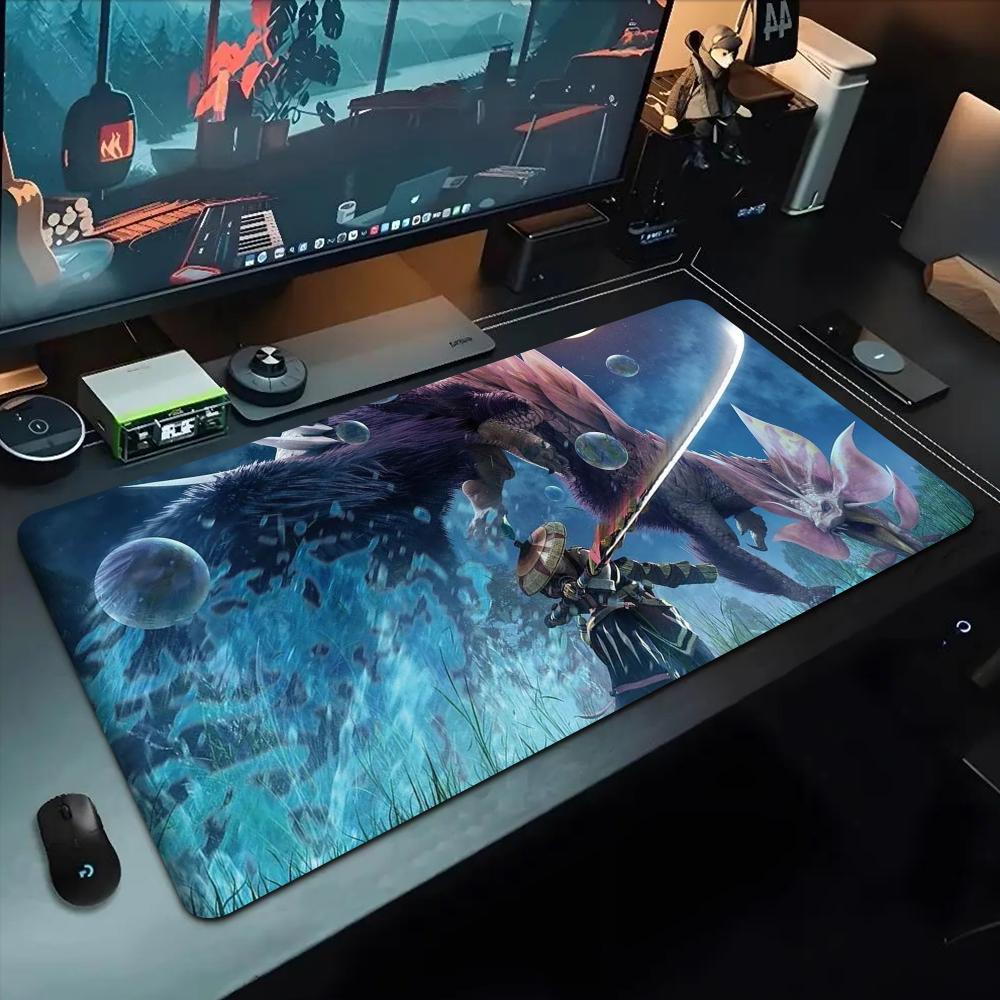 monster hunter Mouse Pad 500X1000 mm Large Gaming Mousepad Gamer XL Rubber Otaku Keyboard Pad Laptop Desk Mat