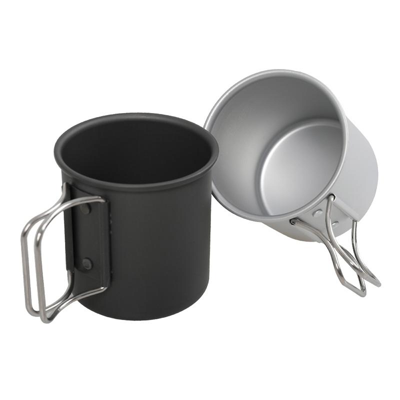 Folding Water Cup For Camping Tourist Tableware Picnic Utensils Outdoor Travel Cooking Set Barbecue Camping