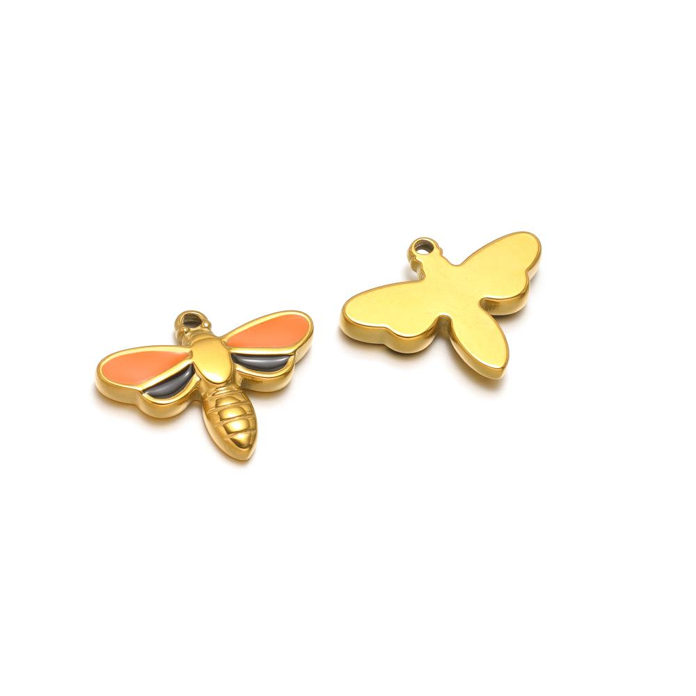 5pcs Stainless Steel Enamel Tortoise Gold Charms Exquisite Turtle Pendant DIY Jewelry Necklace Findings Bracelet Earrings Making