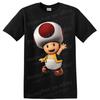Toad Super Mario Mushroom Character Graphic T Shirt Gamer Costume Tee Fun Gift