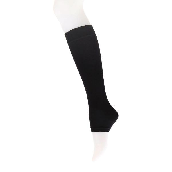 Shirohato Free Fit Sleep Room High Compression Socks Sizes Socks, Socks, (Black, 5L-6L)