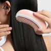 Detangling Hair Comb Spring Shock-Absorbing Comb, Ergonomic Curved Bounce for Styling Men Women, Tangle-Free Scalp Massage with Retractable Teeth