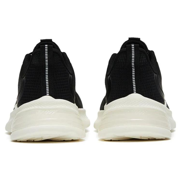 New Anta Anti Slip Wear Resistant Low Top Running Shoes Men's Black White 112325542-3
