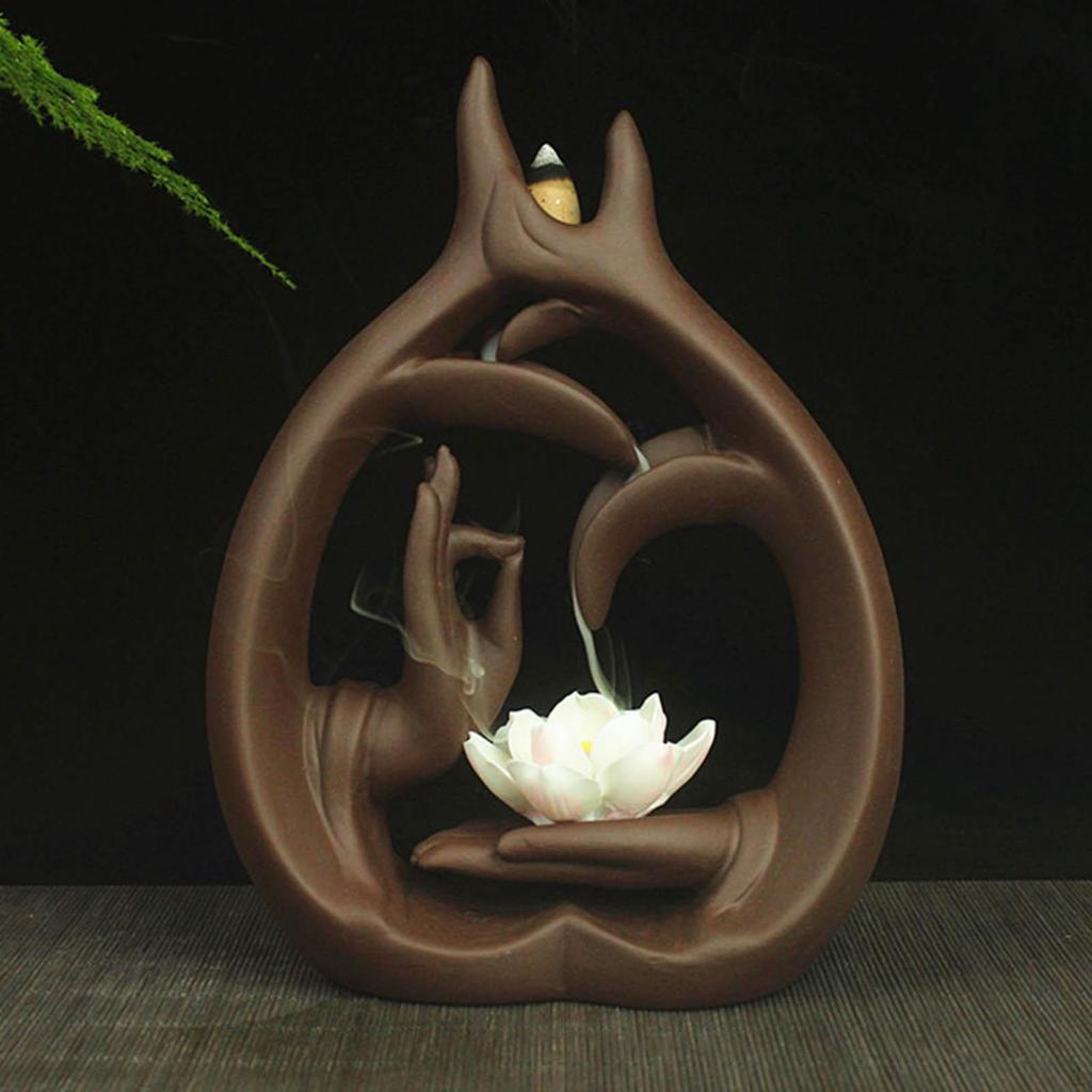 Rückfluss-Räucherhalter für Meditation