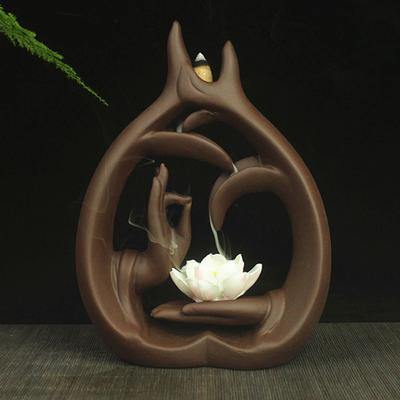 Rückfluss-Räucherhalter für Meditation