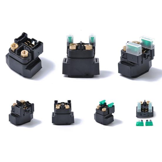 Starter Solenoid Relay Replacement Heat-resistant Black Motorbike Starter Relay Switch 4SV-81940-00