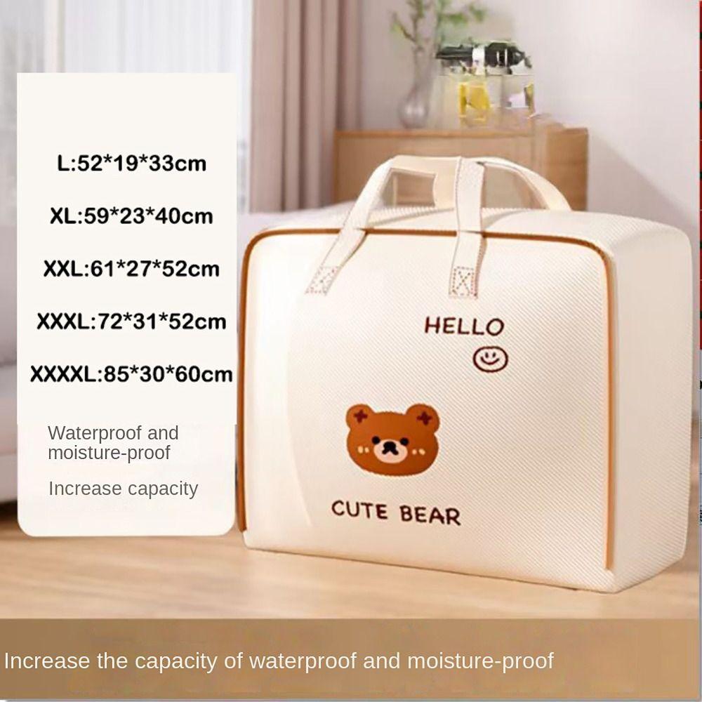 

Переезд Багаж Одежда Одеяло Сумки для хранения Пылезащитная Сумка-тоут для переезда для Дома Путешествий 85X30X60cm-BEAR