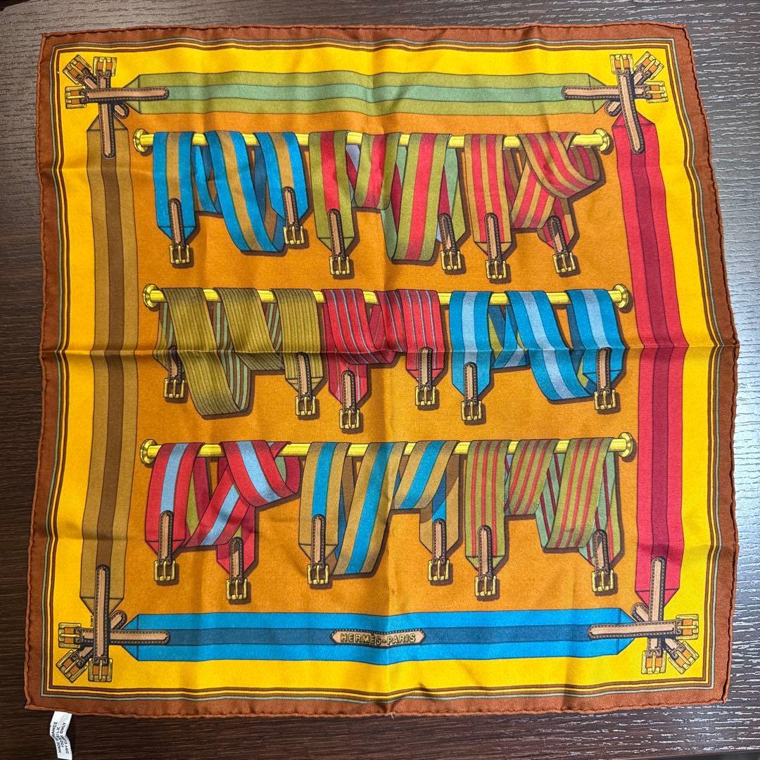 Б/у Hermes Petit Carre 45 Les Sangles Sangles