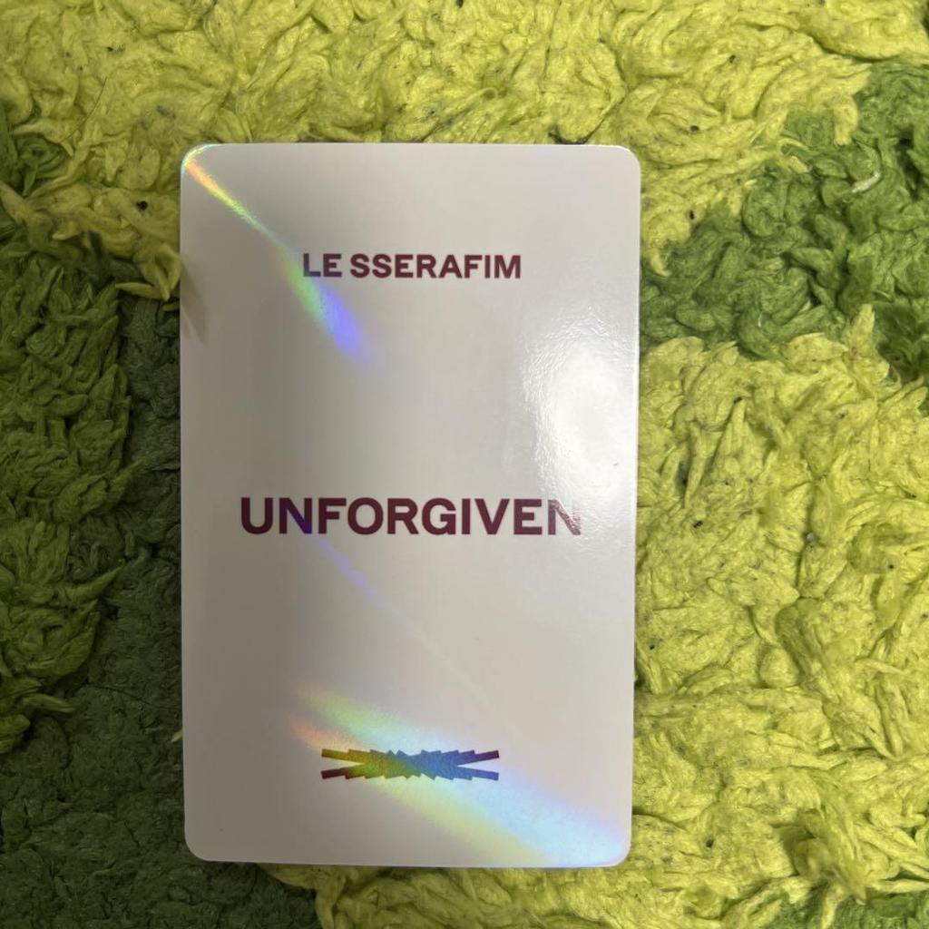 [USED] LE SSERAFIM Chaewon Unforgiven KMS Trading Card