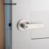304 Stainless Steel Ball Lock Indoor Wooden Door With Key Bathroom Door Handle Household Silent Thickened Anti-theft Door Lock