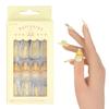 Chiikawa Nail 24 with Adhesive Wood and Nail File Tips, Sheets, Stickers, Sticks, (Rabbit Design)