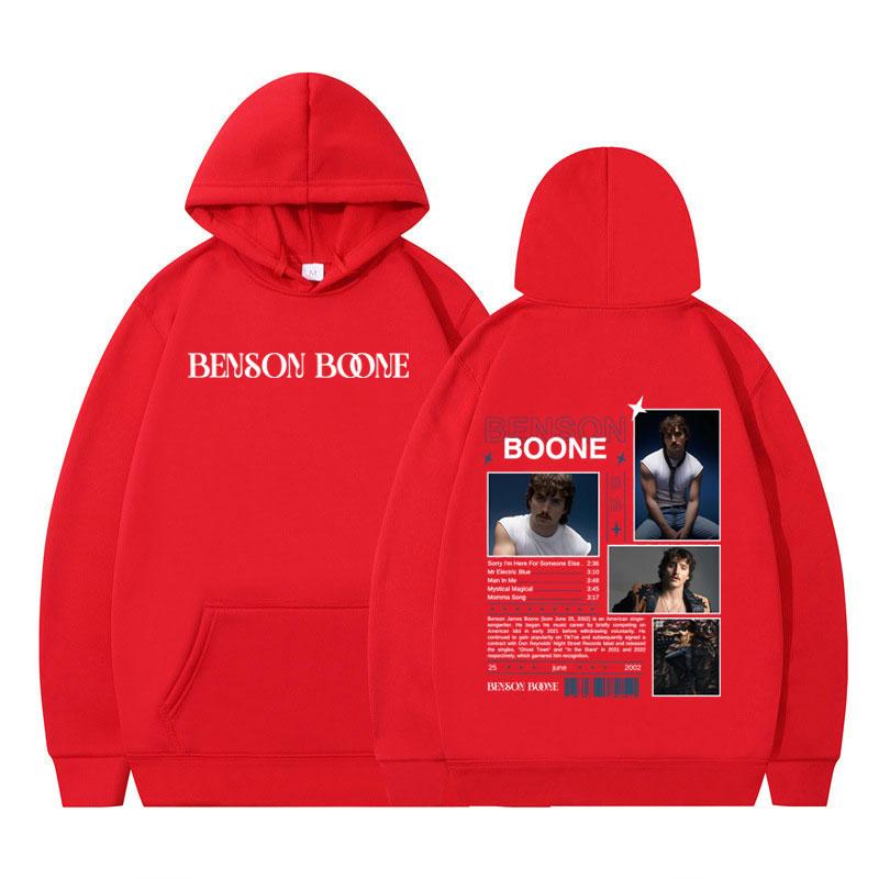 

Benson Boone American Heart Tour Hot Sale 2025 Hoodie Men s Women Fleece Sweatshirts Long-sleeved Hip-hop Loose Casual Pullover S
