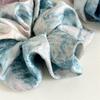 Design Sense Soft Hair Ties Fashion Satin Colorful Large Intestine Hair Bands Tie-dye Hair Accessories Printing Hair Scrunchies