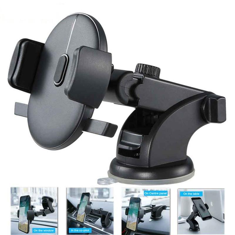 360 Degree Rotation Car Holder Windshield Mount Car Phone Holder for Samsung S9 S8 Plus iPhone X