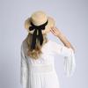 Lara Women Rafia Ribbon Hat Black Lalaac307s