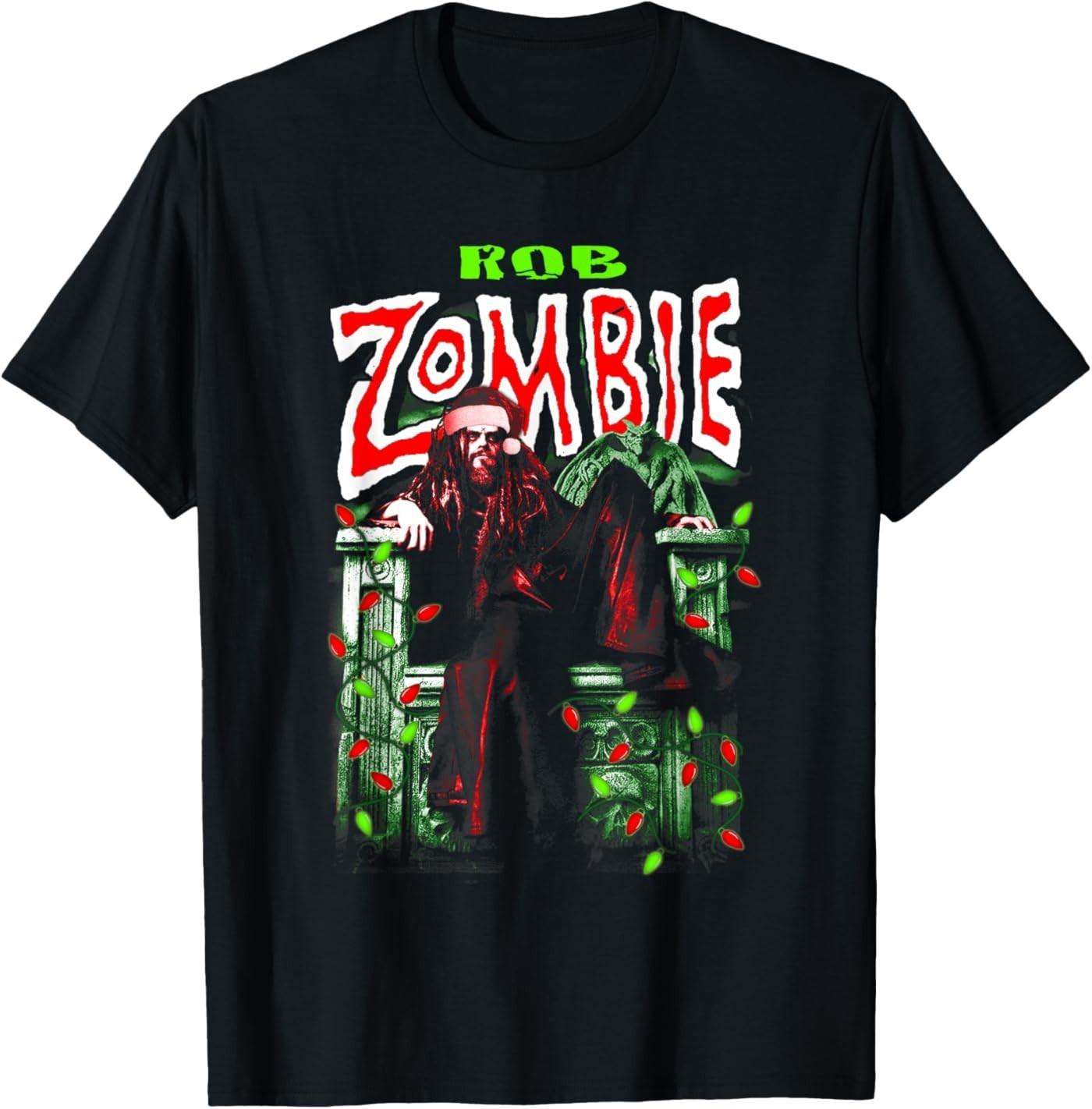 Rob Zombie Throne Holiday T-Shirt S