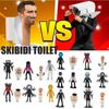 High-quality Pvc Material 2.5-4.5 Inch Toilet Man Vs Surveillance Man Action Figure Model Collectible