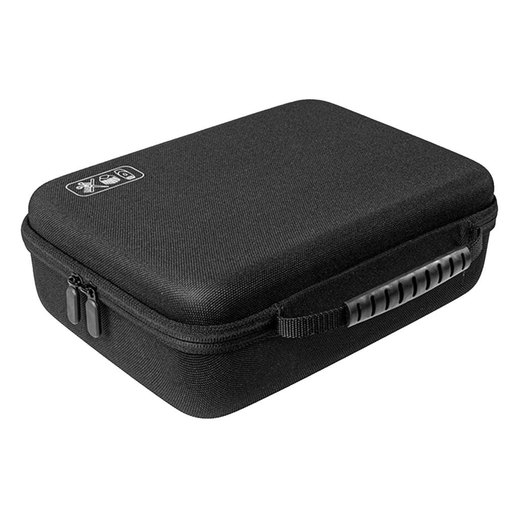 Portable Travel Case For Hair Cutting Equipment Includes Space For Trimmers And Full Set Of Attachments