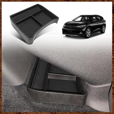 Muslogy For 2025 2024  VW ID4 Lower Console Organizer Upgraded Storage Box Ert Tray Interior Accessories Compatible With Volkswagen ID.4 ID 4 + ONLY