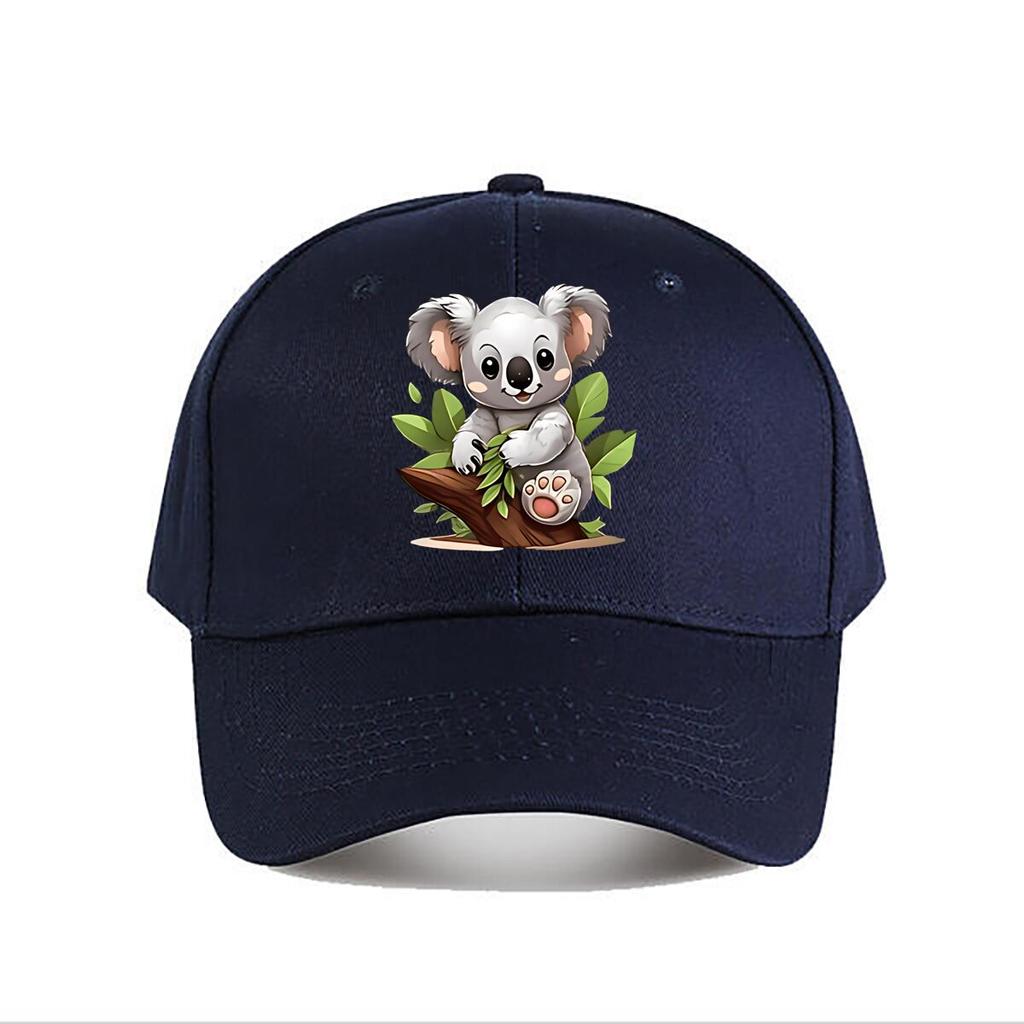 Cute Cartoon Koala Plush Toy Kids Room Decor Baseball Cap Fashion Unisex Sunhat Womens Outdoor Sports Snapback Cap