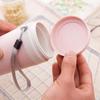 Wheat Straw Double-Layer Insulated Water Cup - Portable & Eco-Friendly