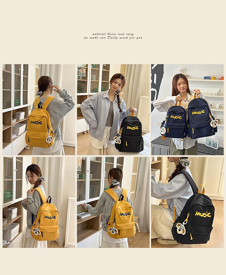 American High Street Large-Capacity Weight-Reducing Backpack for Middle School Boys and Girls