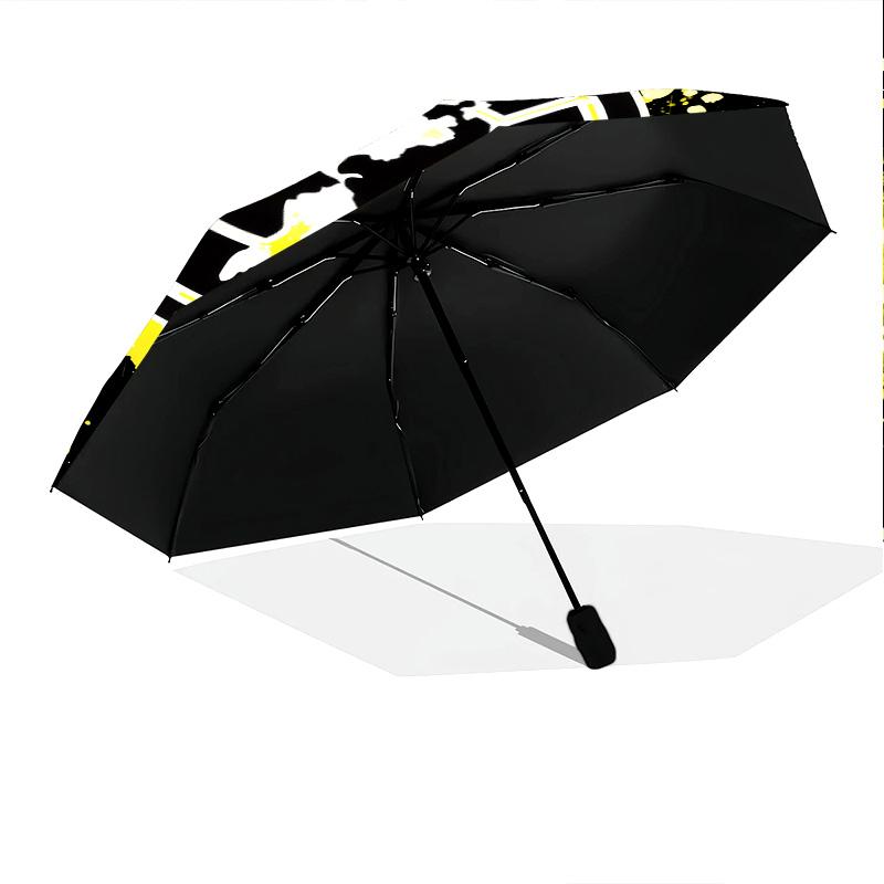 Club América pattern, automatic folding umbrella, portable and foldable design, 8 ribs, a Christmas or birthday gift.