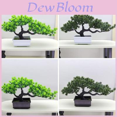 Sztuczne drzewko sosnowe bonsai dekoracja do wnętrz roślina plastikowa do salonu i biura