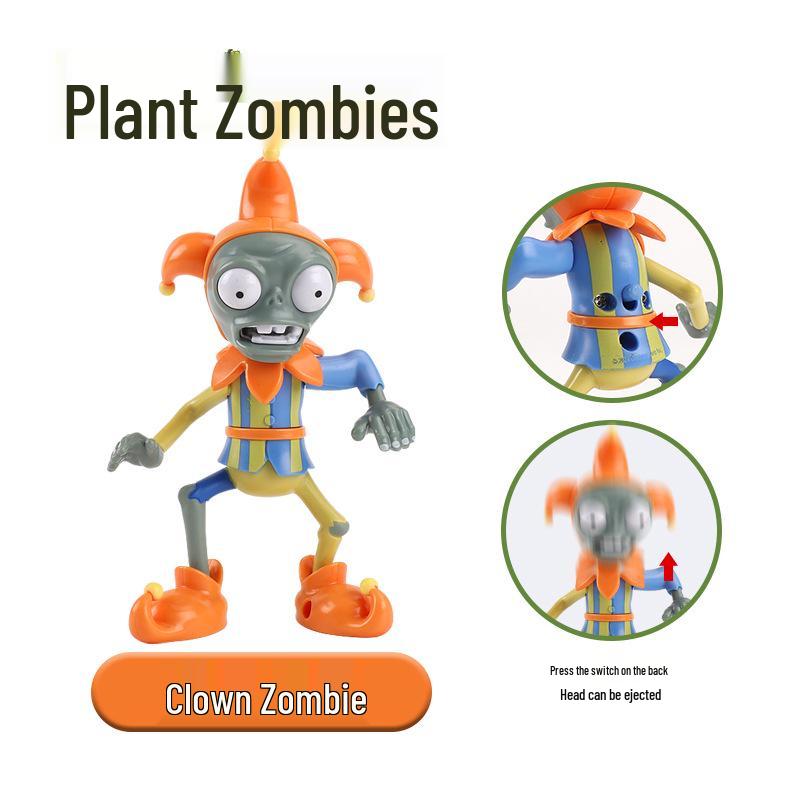 Plants vs. Zombies Toy Set: Machine Bug, Football Gun, Pea Pod, Carnivorous Plant Models