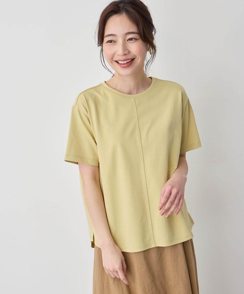 Petit Honfleur Cooler Touch Round Hem Size M T-Shirt, Women's, 521971, Yellow,