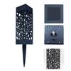 Lumière Solaire Extérieure Étanche Belle Lumière de Pelouse Creuse Lumière LED Capteur de Contrôle de la Lumière Lumières de Jardin
