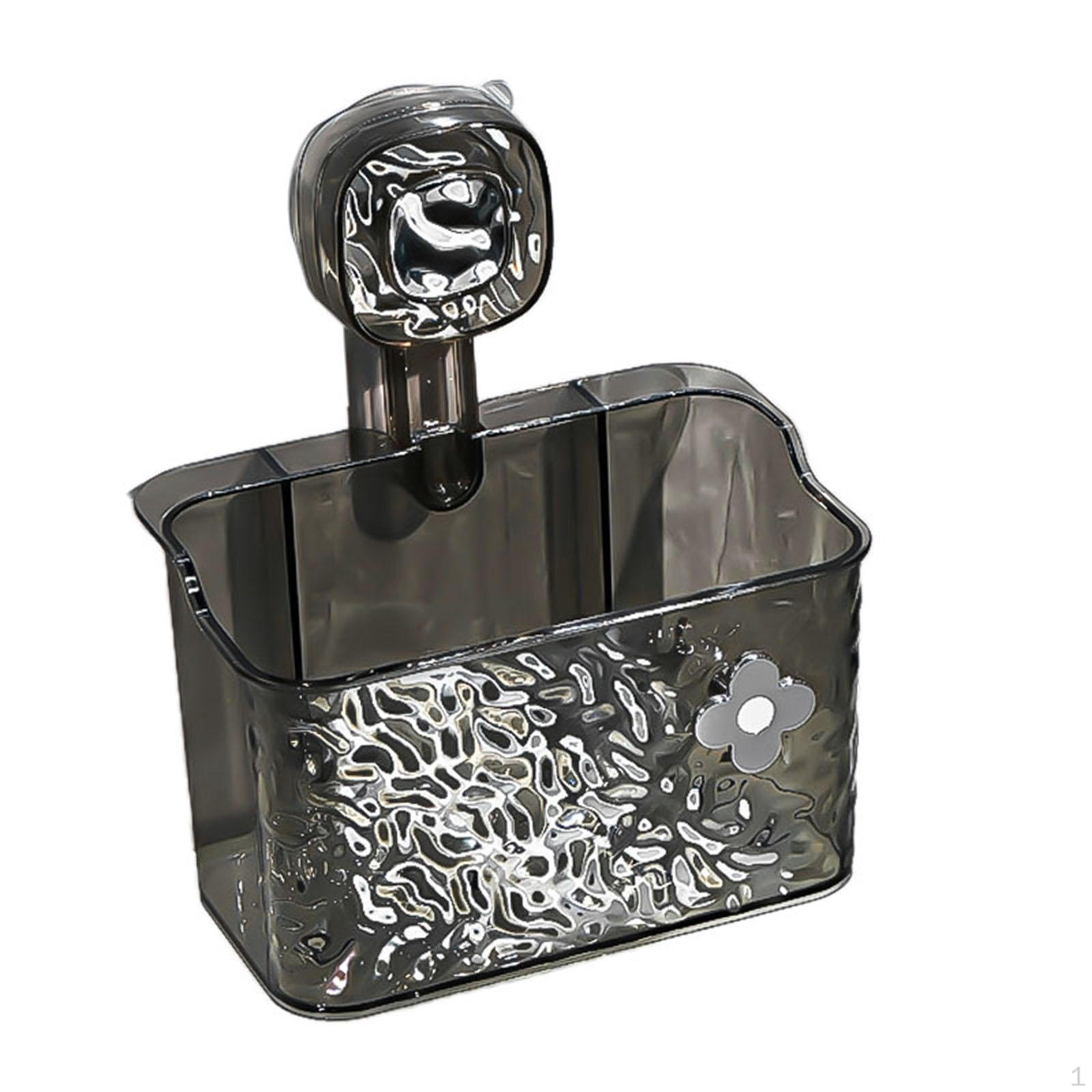 Portable Bathroom Storage Solution with Powerful Suction Cup