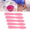 5PCS Plaster Spatula Plastic Ergonomic Design Easy to Clean Wear Resistant Mixing Stirring Spatula