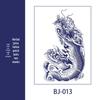 Men's Semi-Permanent Herbal Waterproof Tattoo Stickers - Long-Lasting, Non-Reflective Full Arm Cover