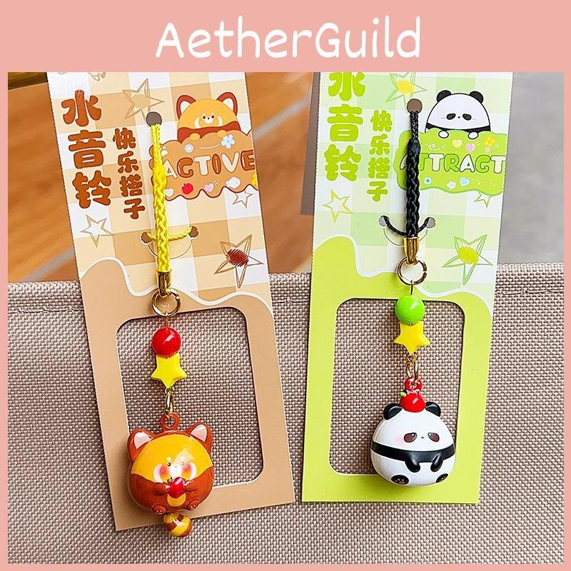 Panda Keychain Turtle Key Ring Cute Animal Backpack Pendant Kids Cartoon Gift