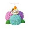 Trendy Japanese Cat & Frog Bonsai Ornaments: Creative Resin Decorative Blind Box Accessories