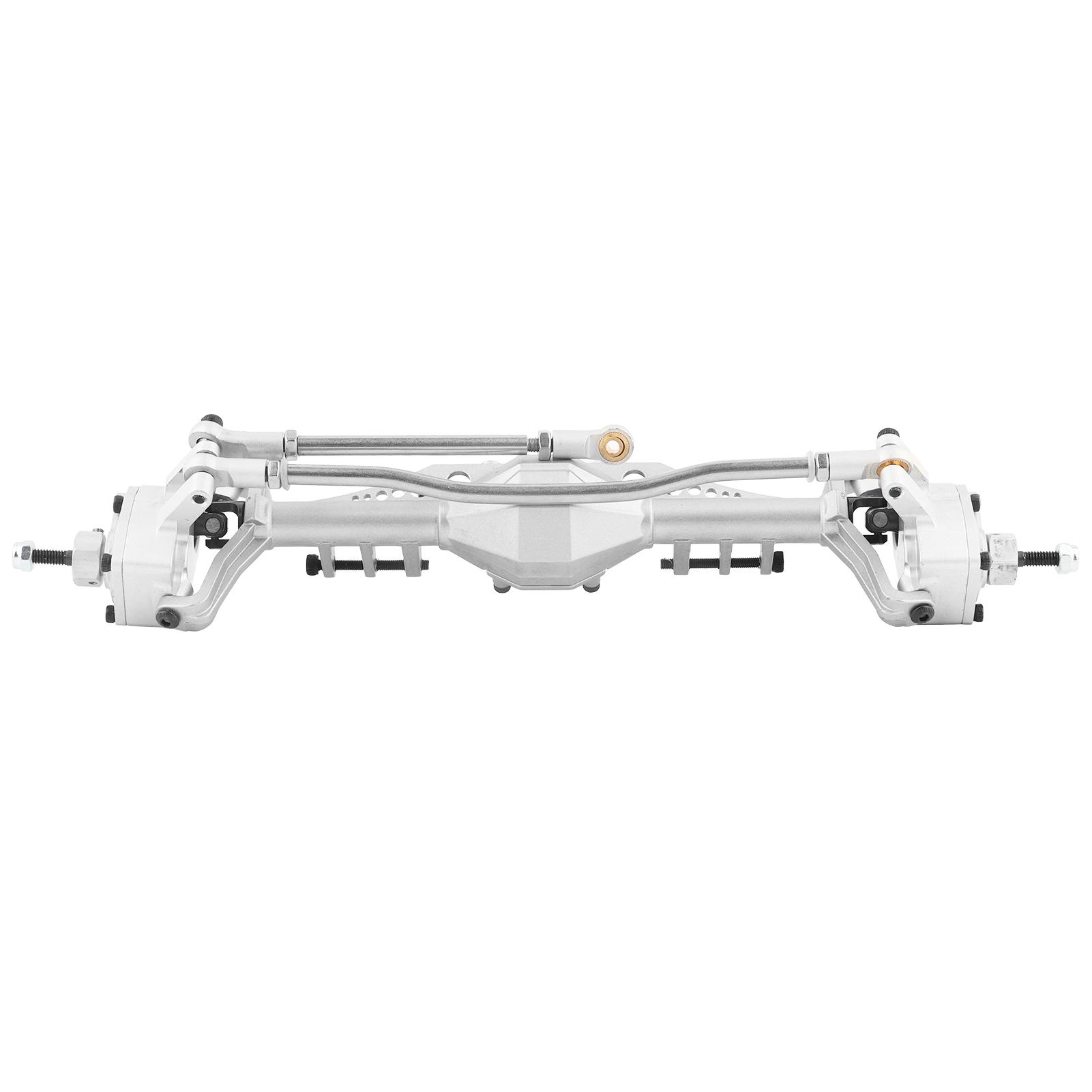 

Remote Control Crawler Metal Front Portal Axle Assembly for Axial Capra 1.9 UTB RC CarSilver Silver