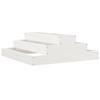 Planting Box White 80x80x27 Cm Solid Pine Wood