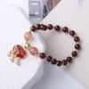 Natural Strawberry Crystal Garnet Bracelet Bangles Women Fashion Jewelry Accessories Gift