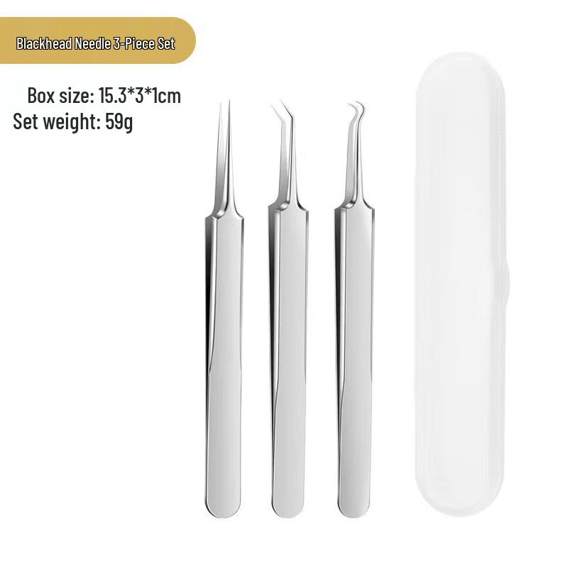 Stainless Steel Blackhead & Acne Remover Needle Kit