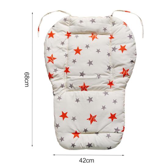 Tutto per BB Star Print Passeggino Seggiolone Cuscino per sedile Fodera per tappetino Protettore
