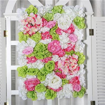 Silk Rose Flower Wall Home Decor Champagne Artificial Flower for Wedding Decoration Flower Wall Romantic Wedding Backdrop Decor