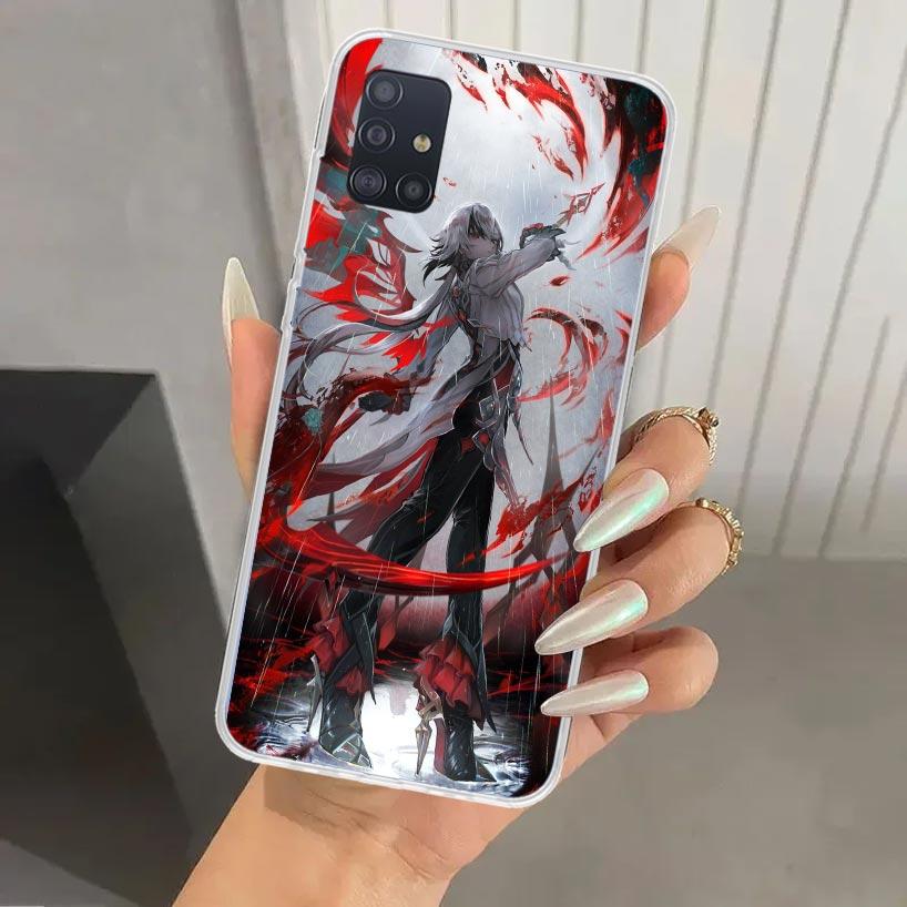 Arlecchino Genshin Impact Phone Case for Samsung Galaxy A52 A32 A22 A12 A02S A50S A30S A10S Note 20 Ultra 10 Plus S10 A31 A20 A7