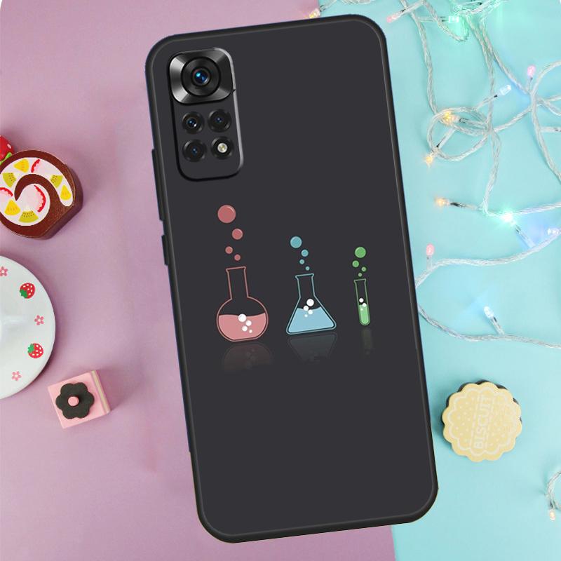 Science Biology Chemistry Case For Xiaomi Redmi Note 14 13 12 11 10 9 Pro 9S 10S 11S 12S Redmi 10C 12C 13C 14C Cover