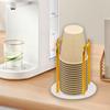 Cup and Lid Holder Paper Stand Storage Rack Organizer Dispenser for