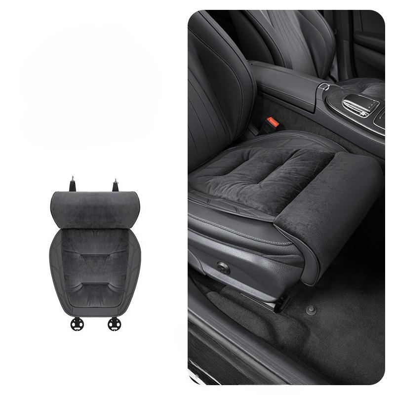 

Universal winter Car Seat Leg Support Extension Auto Seat Extender Leg Cushion For Driver Memory Foam Seat Padding Mat Cover чорний