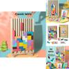 Tetris Holzpuzzle für Kinder Pädagogisches Gehirnjogging Bausteine Geschenk für Kinder