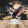 Independence Day,Eagle and Flag,Creative,2D,Acrylic,Living Room Ornament,Evening Arrangement,Decoration,Office Ornament,Home Decoration