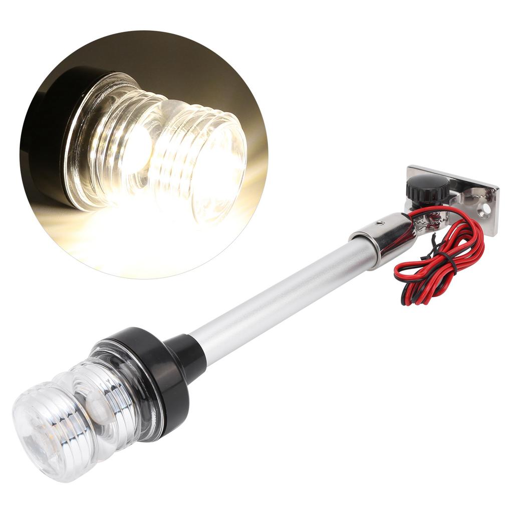 12in LED Navigation Light Round Sailing Signal Lamp 360 Degrees  All Round Lighting for Marine Boat Yacht